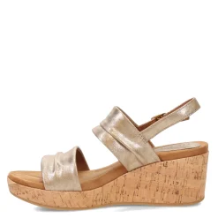 Wedges*Eurosoft by Sofft Women's , Kahley Sandal Gold