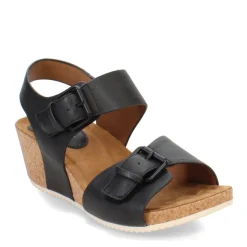 Wedges*Eurosoft by Sofft Women's , Emylee Sandal Black