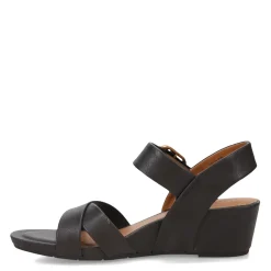Wedges*Eurosoft by Sofft Women's , Rowe Sandal Black