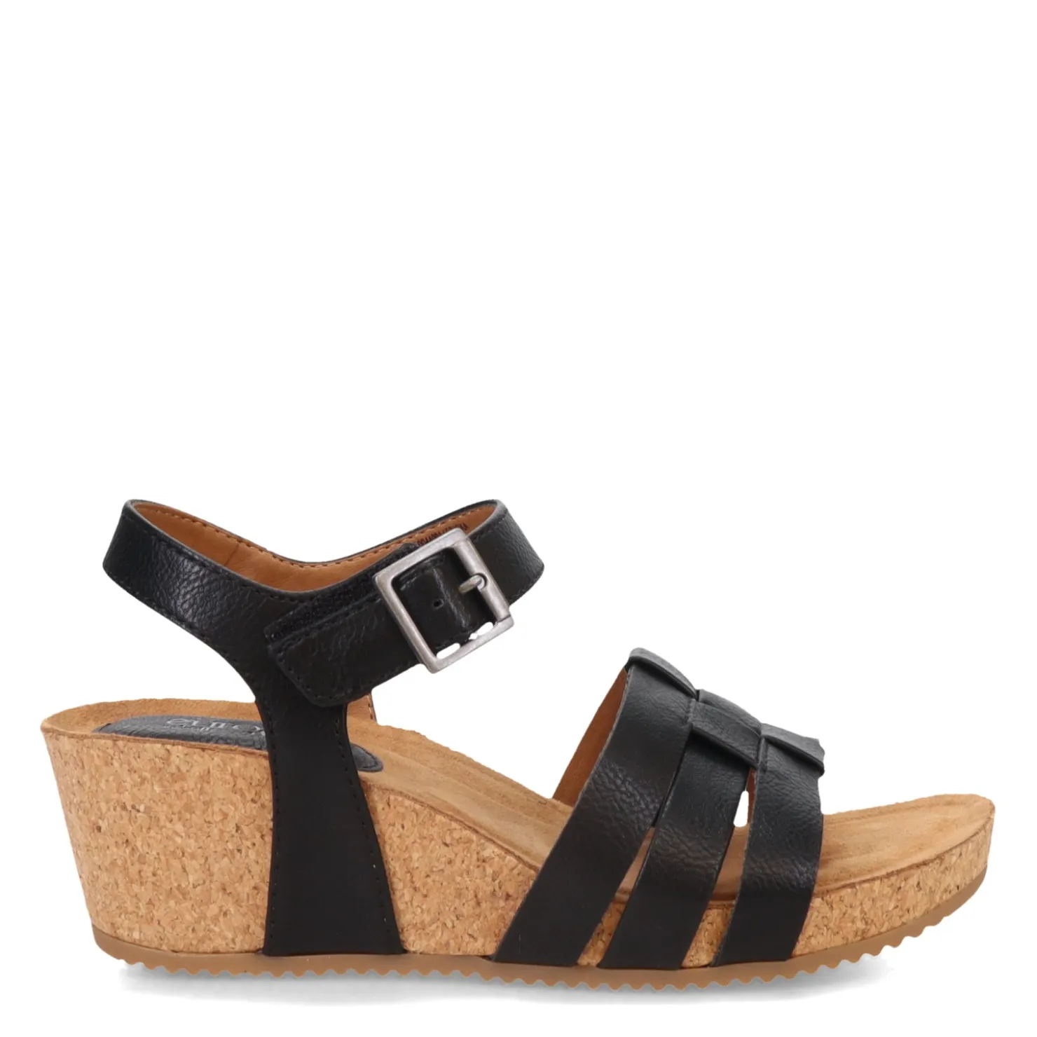 Wedges*Eurosoft by Sofft Women's , Ericka Sandal Black
