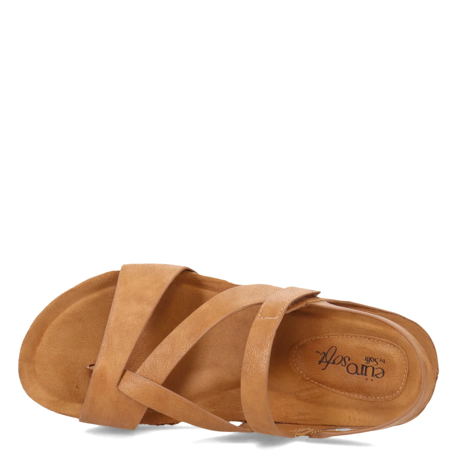 Footbed Sandals*Eurosoft by Sofft Women's Eurosoft, Gianetta Sandal Luggage Brown
