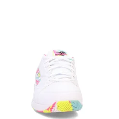 Court*Fila Women's , Double Bounce 3 Pickleball Shoe Wht/Wht/Mult