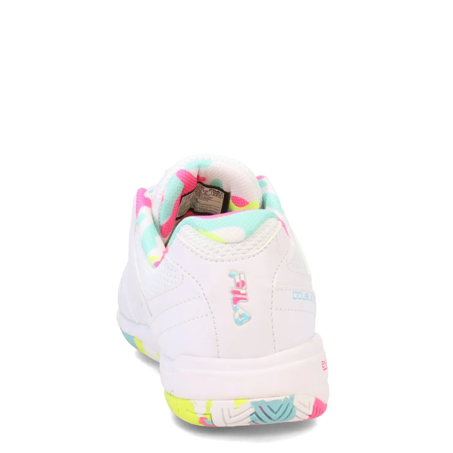 Court*Fila Women's , Double Bounce 3 Pickleball Shoe Wht/Wht/Mult