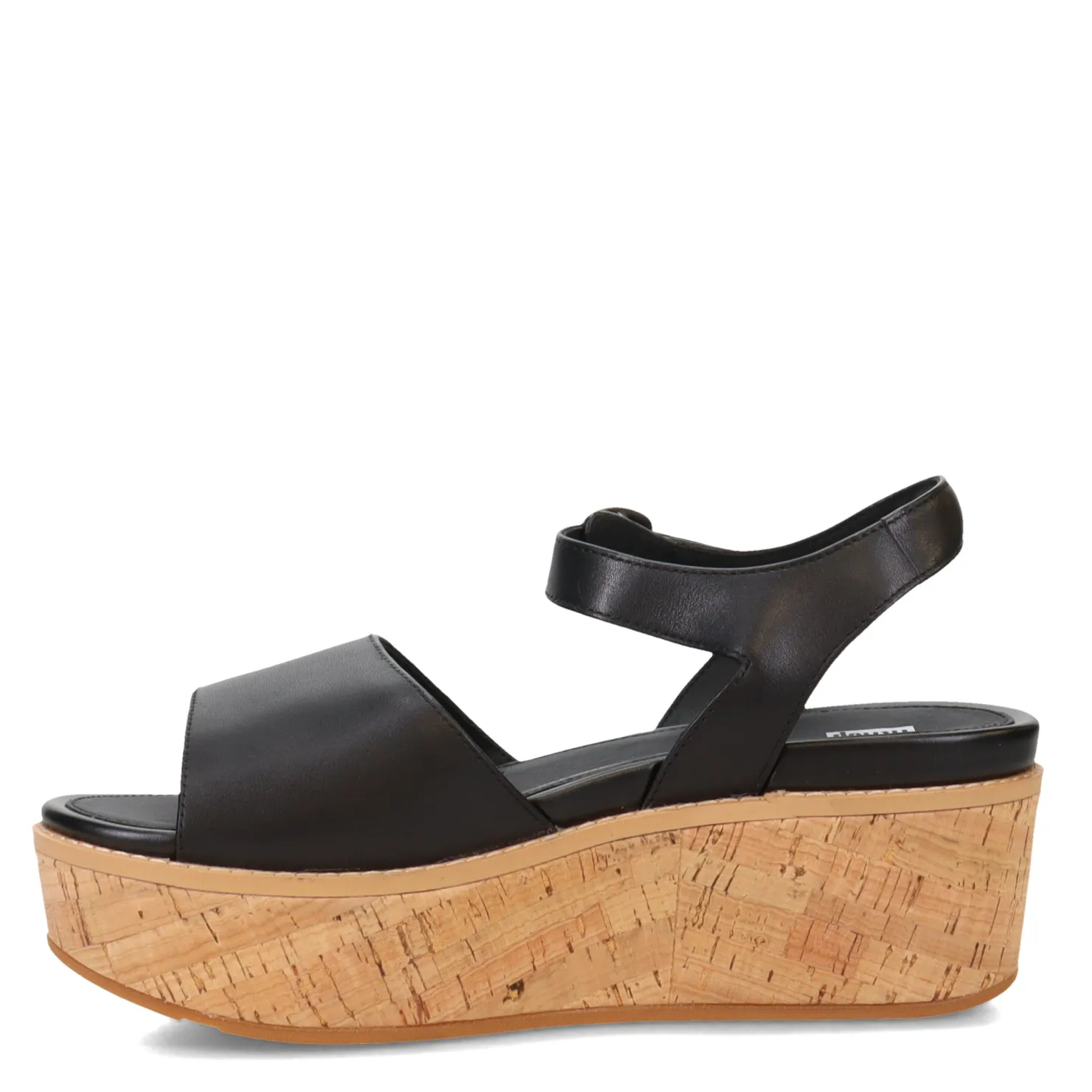 Wedges*FitFlop Women's , Eloise Cork Wrap Strap Sandal Black