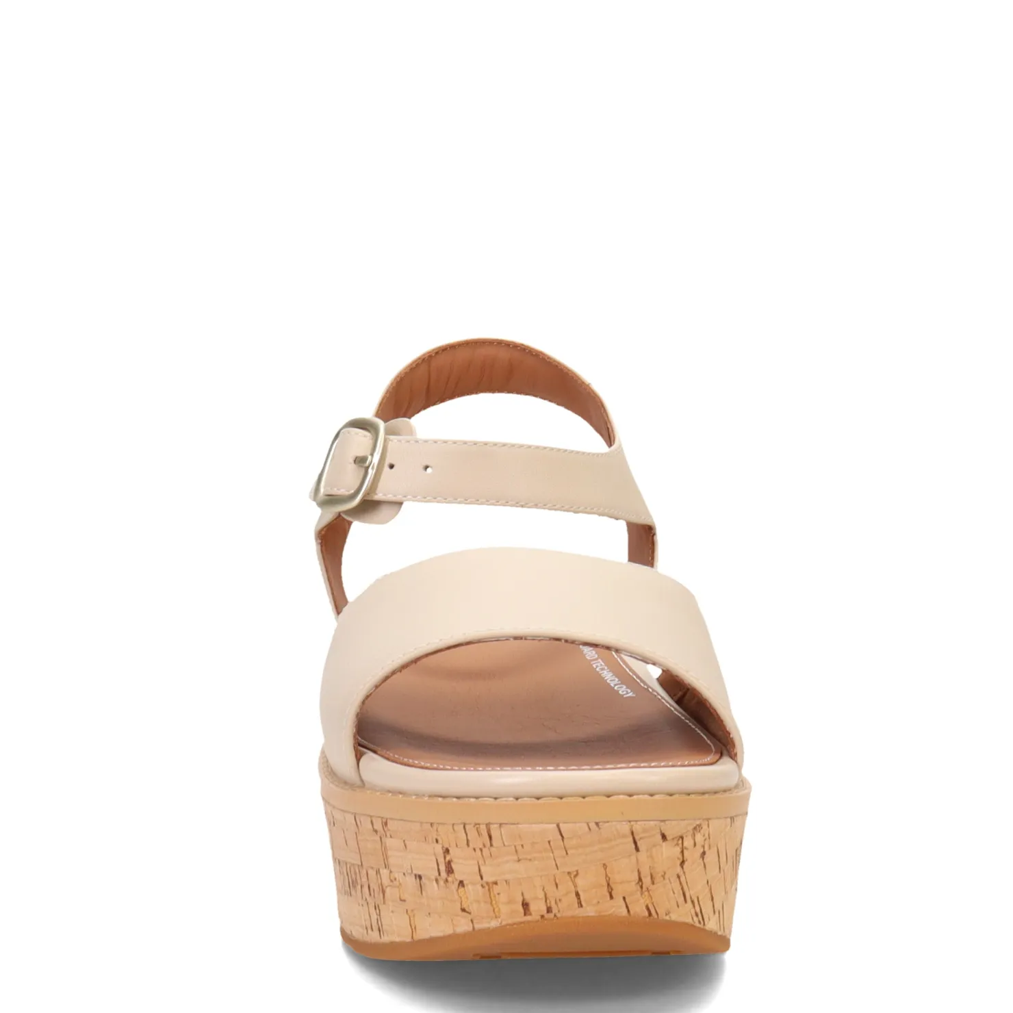 Wedges*FitFlop Women's , Eloise Cork Wrap Strap Sandal Beige