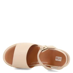 Wedges*FitFlop Women's , Eloise Cork Wrap Strap Sandal Beige