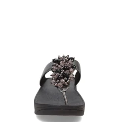 Flip Flops*FitFlop Women's , Fino Bauble Toe-Post Sandal Pewter Black