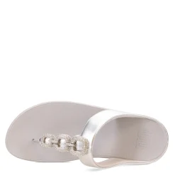 Women's , Fino Crystal Chain Toe-Post Sandal|FitFlop Best
