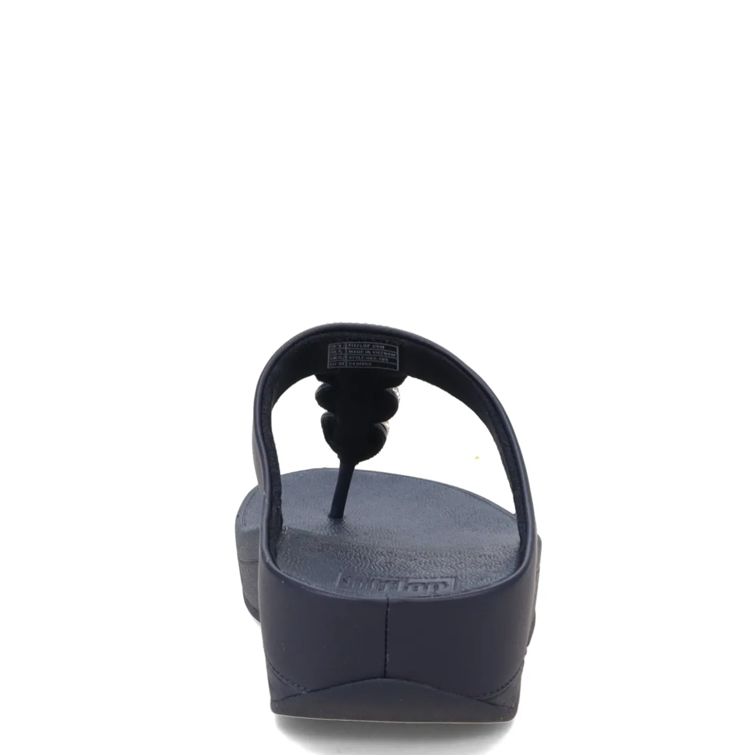 Wedges*FitFlop Women's , Fino Crystal Chain Toe-Post Sandal Midnight Navy