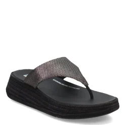 Women's , F-Mode Espadrille Glitz Thong Sandal|FitFlop Best
