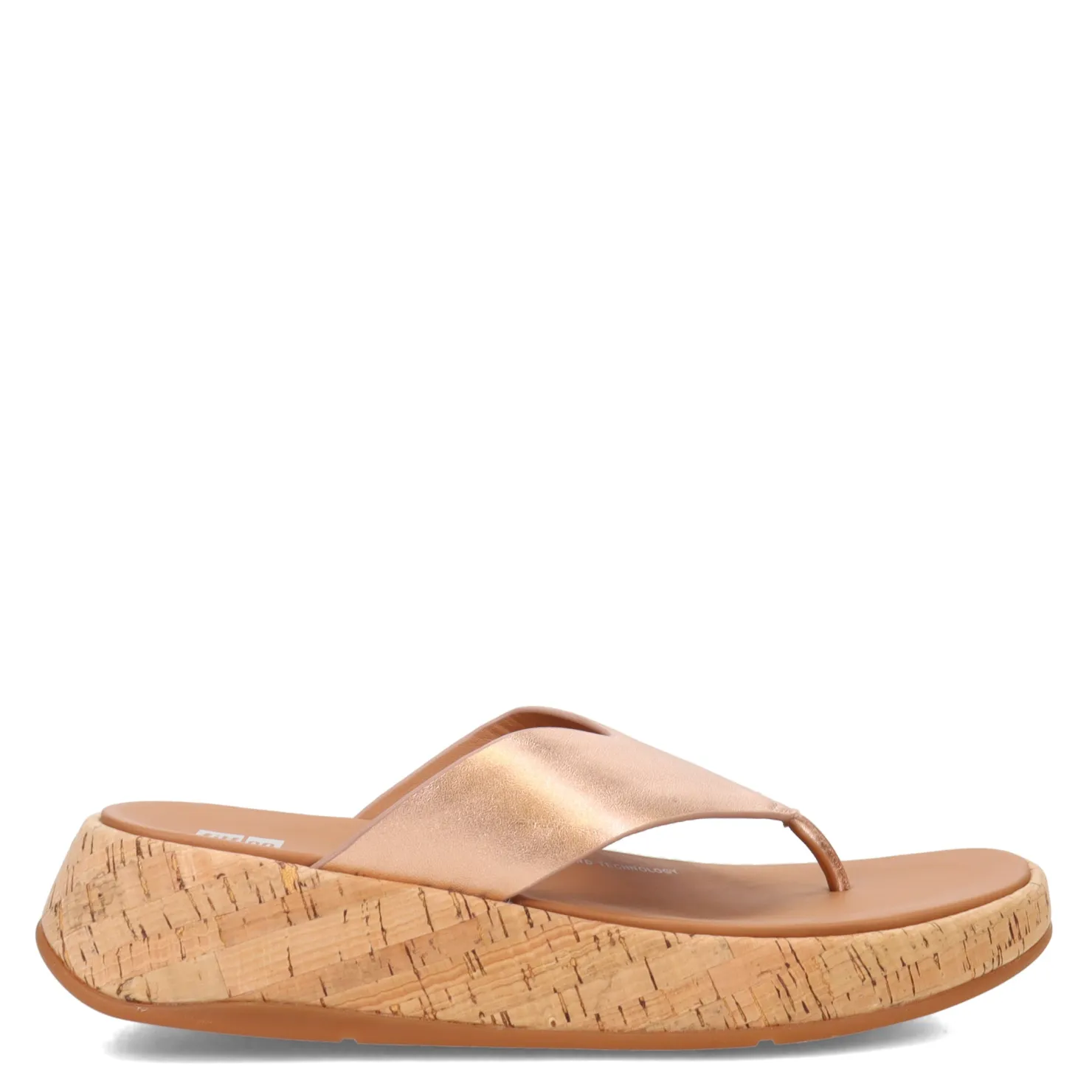 Flip Flops*FitFlop Women's , F-Mode Flatform Toe Post Sandal Rose Gold