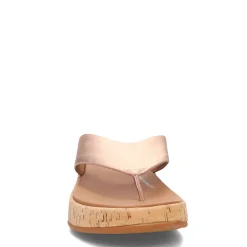 Flip Flops*FitFlop Women's , F-Mode Flatform Toe Post Sandal Rose Gold