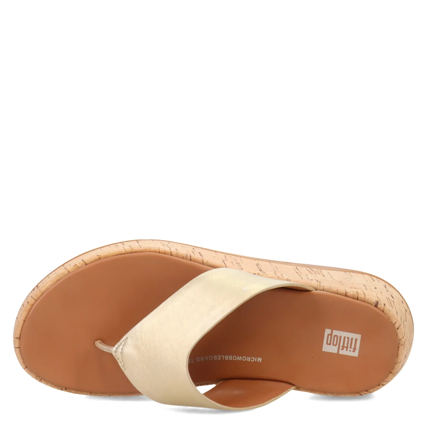 Flip Flops*FitFlop Women's , F-Mode Flatform Toe Post Sandal Platinum