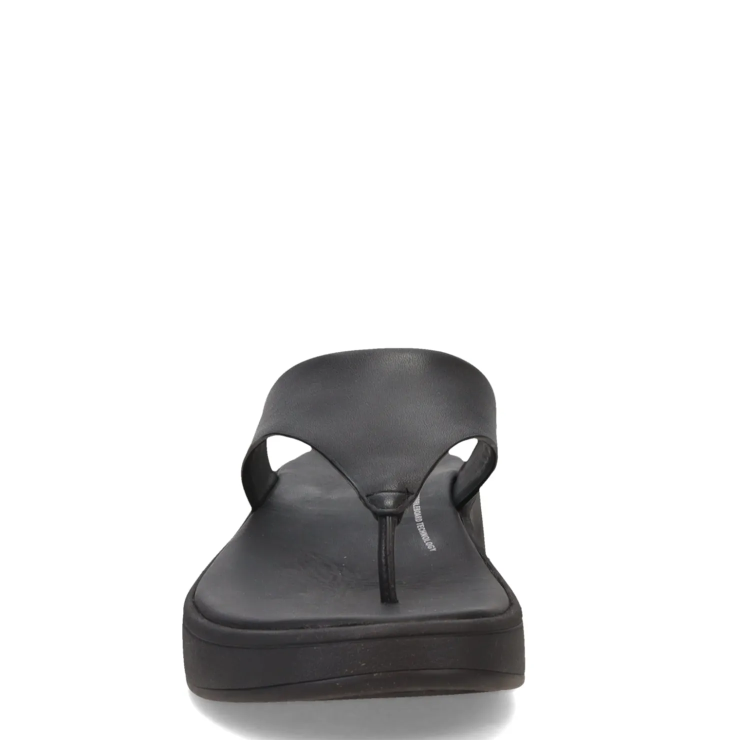 Flip Flops*FitFlop Women's , F-Mode Flatform Toe-Post Sandal Black