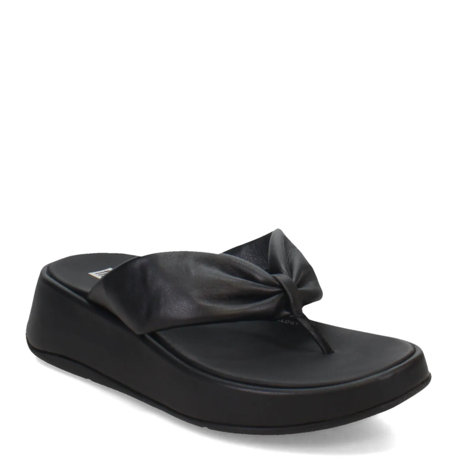 Women's , F-Mode Leather-Twist Toe-Post Sandal|FitFlop Clearance