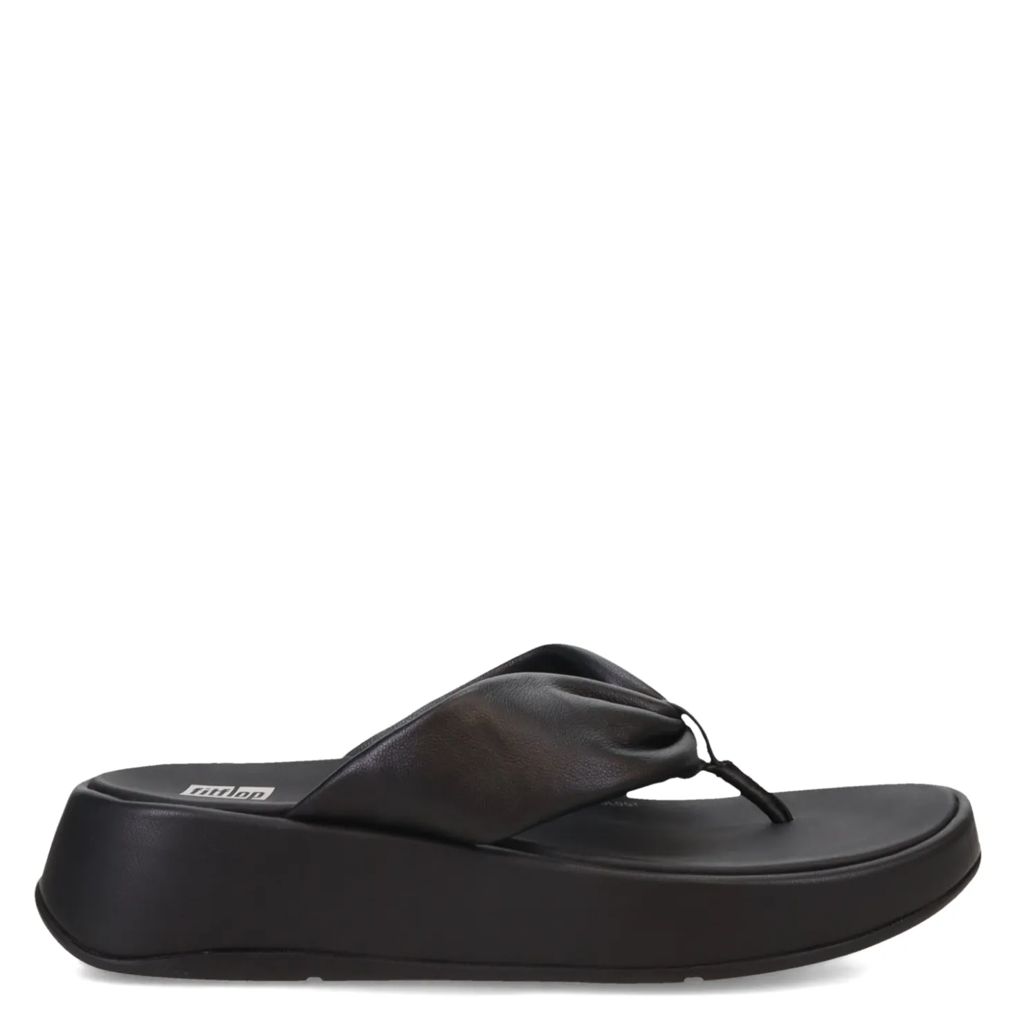 Women's , F-Mode Leather-Twist Toe-Post Sandal|FitFlop Clearance