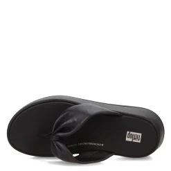 Women's , F-Mode Leather-Twist Toe-Post Sandal|FitFlop Clearance