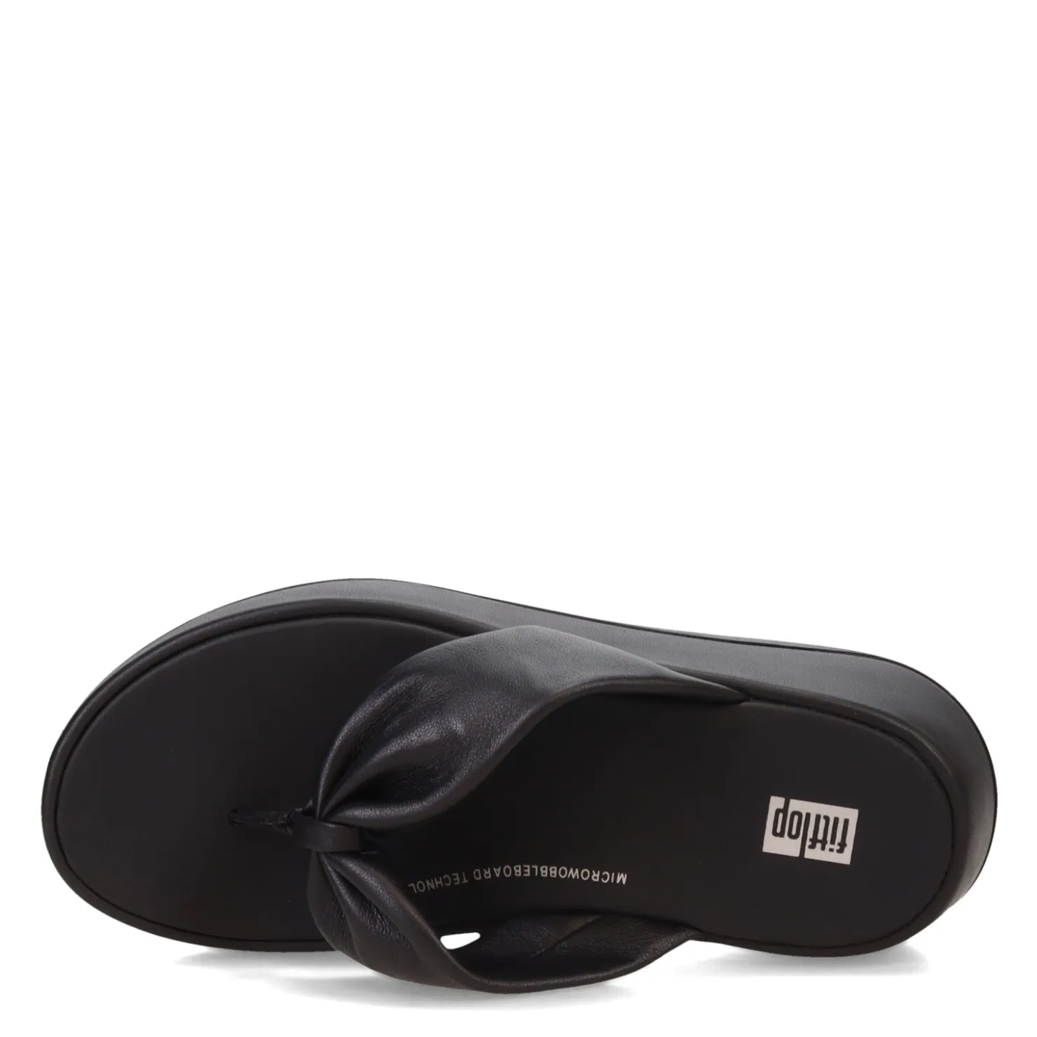 Women's , F-Mode Leather-Twist Toe-Post Sandal|FitFlop Clearance