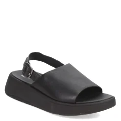 Women's , F-Mode Leather Flatform Back-Strap Sandal|FitFlop Sale