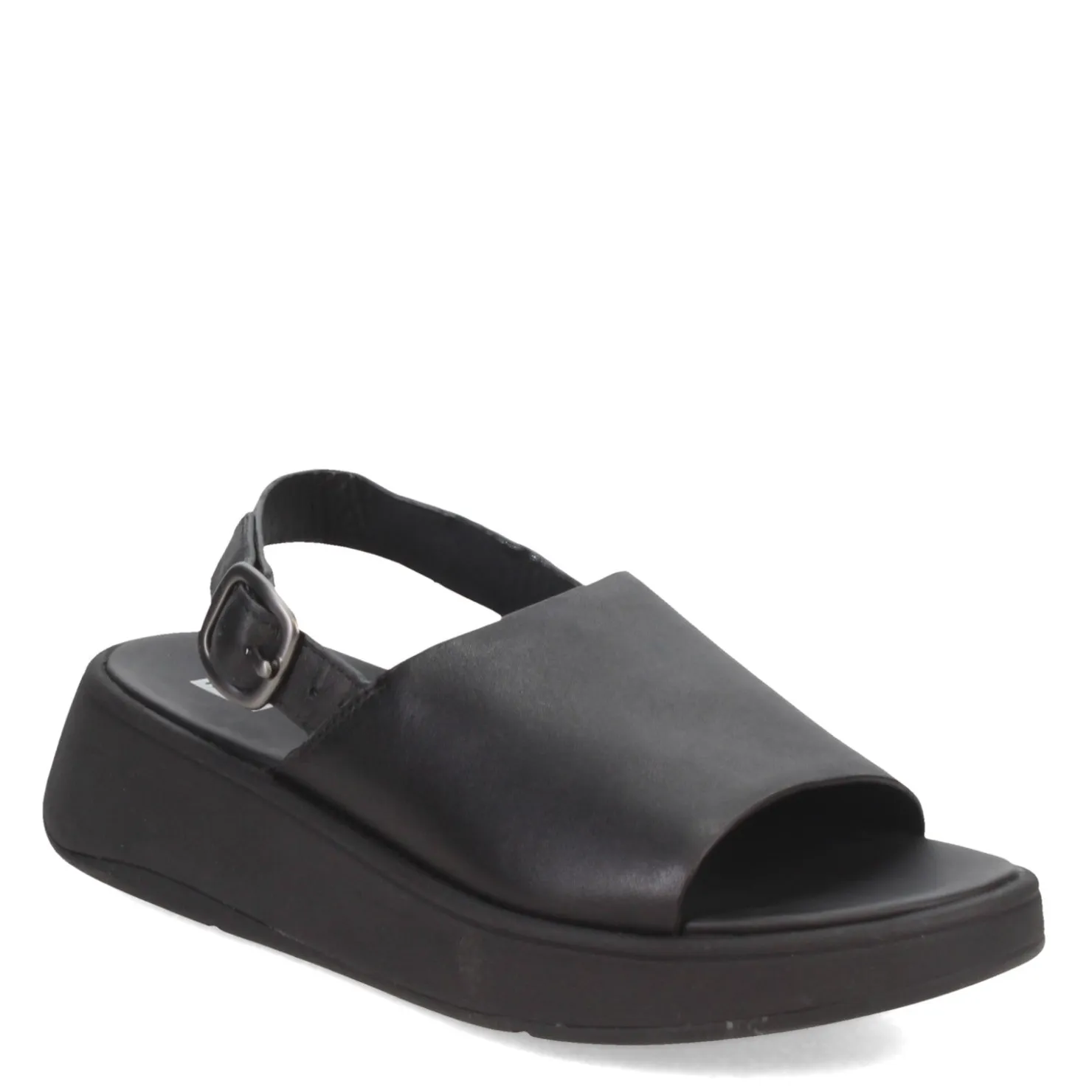 Women's , F-Mode Leather Flatform Back-Strap Sandal|FitFlop Sale