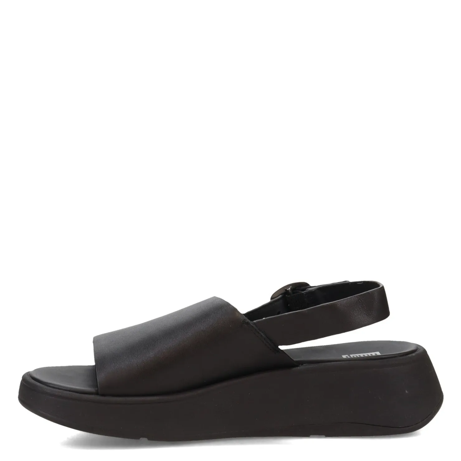 Women's , F-Mode Leather Flatform Back-Strap Sandal|FitFlop Sale