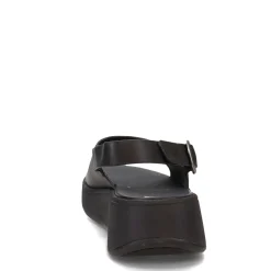 Women's , F-Mode Leather Flatform Back-Strap Sandal|FitFlop Sale