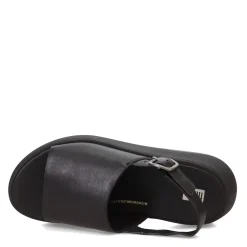 Women's , F-Mode Leather Flatform Back-Strap Sandal|FitFlop Sale