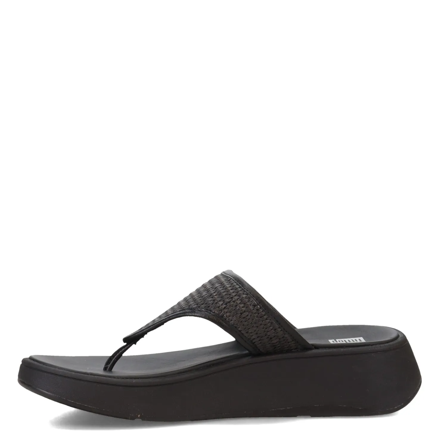 Women's , F-Mode Woven Flatform Toe Post Sandal|FitFlop New