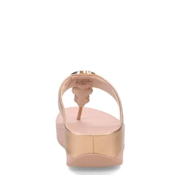 Flip Flops*FitFlop Women's , HALO Bead-Circle Toe-Post Sandal Rose Gold