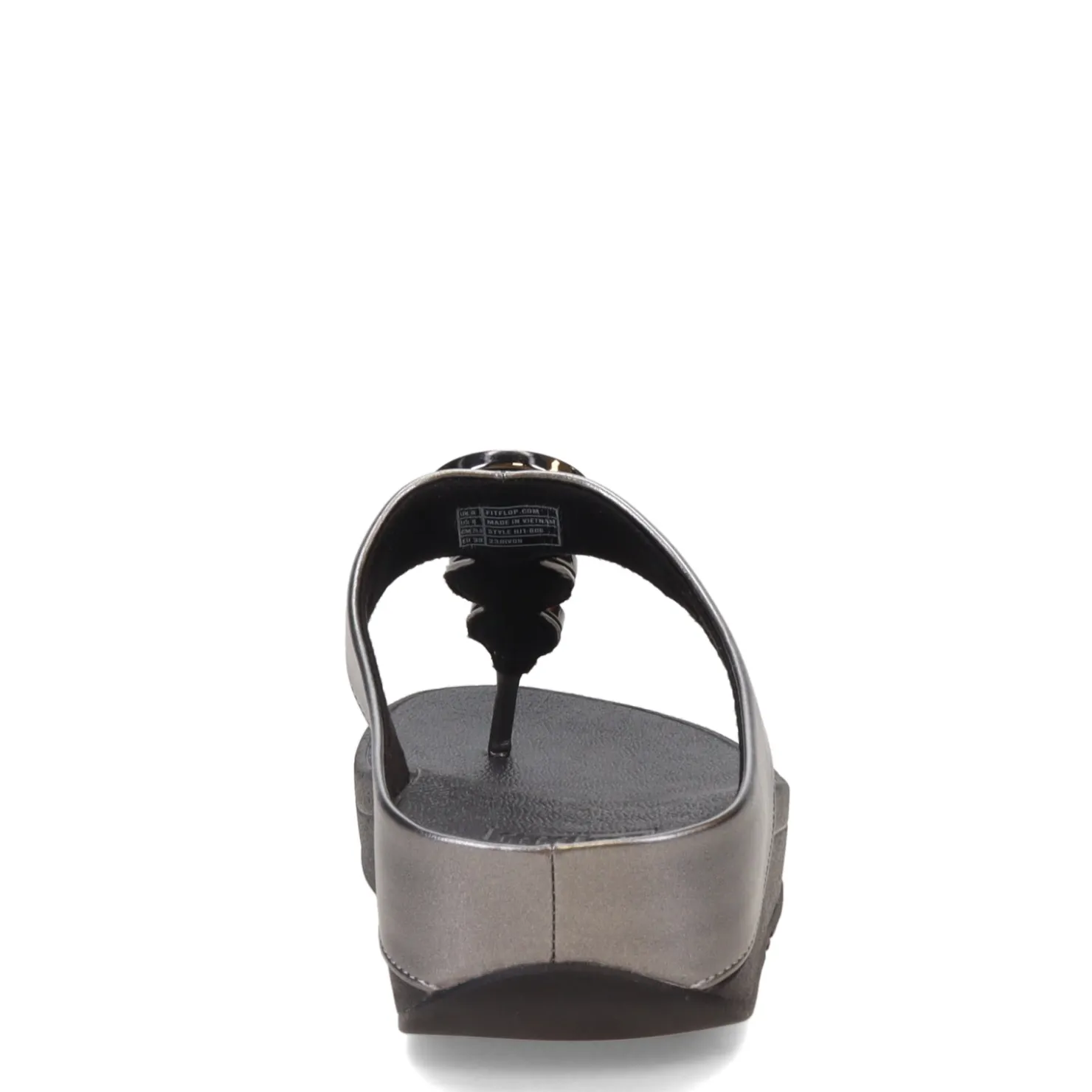 Wedges*FitFlop Women's , HALO Bead-Circle Toe-Post Sandal Pewter