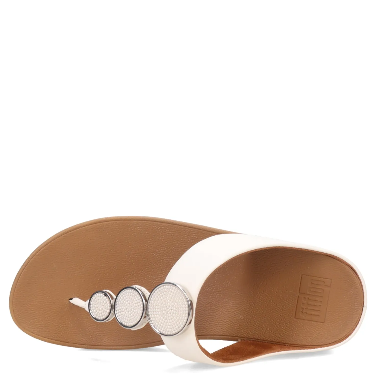 Women's , Halo Beaded Circle Toe-Post Sandal|FitFlop Best