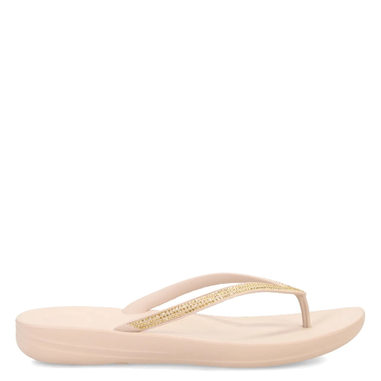 Flip Flops*FitFlop Women's , iQushion Sparkle Flip-Flop Beige