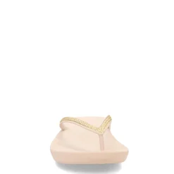 Flip Flops*FitFlop Women's , iQushion Sparkle Flip-Flop Beige