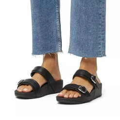 Women's , Lulu Adjustable Buckle Slide Sandal|FitFlop Hot