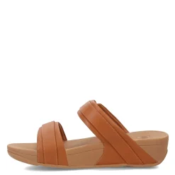 Wedges*FitFlop Women's , Lulu Adjustable Buckle Slide Sandal Light Tan