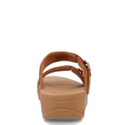 Wedges*FitFlop Women's , Lulu Adjustable Buckle Slide Sandal Light Tan