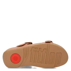 Wedges*FitFlop Women's , Lulu Adjustable Buckle Slide Sandal Light Tan