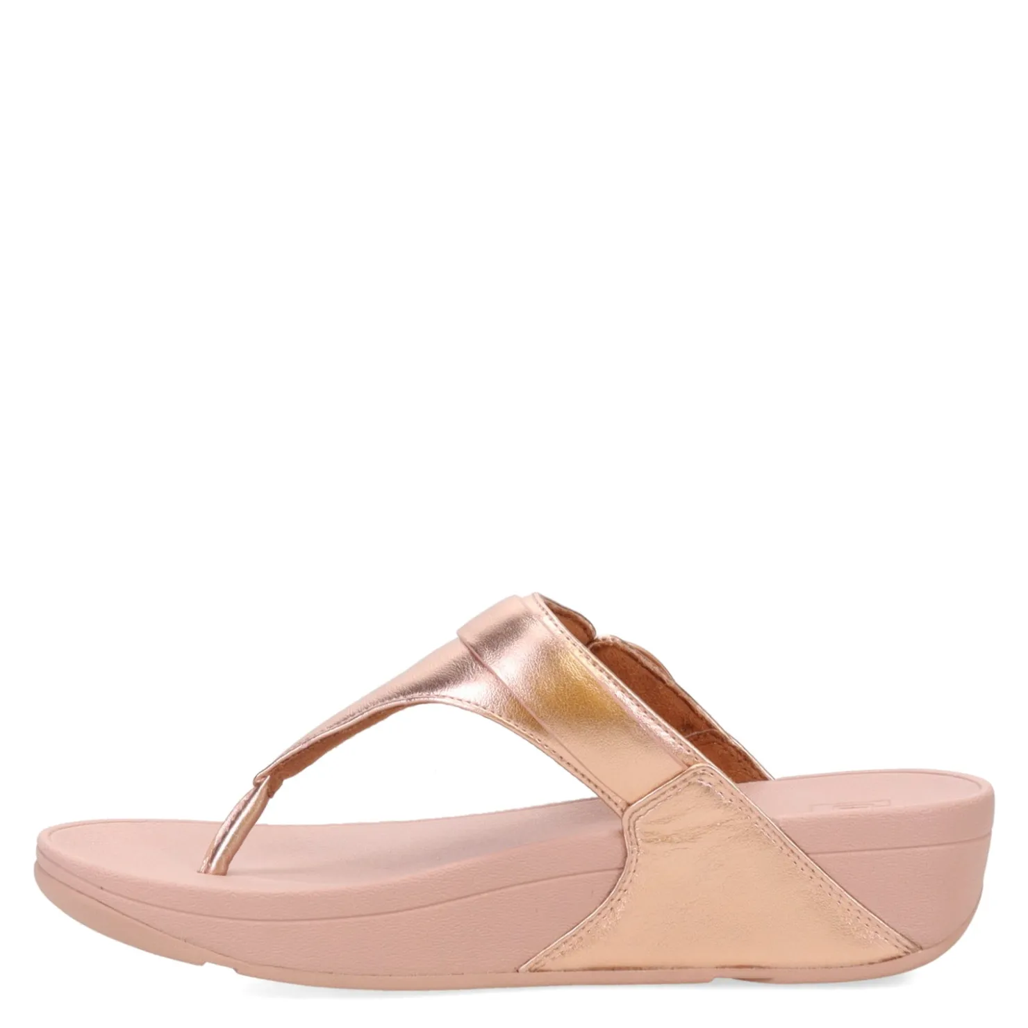 Wedges*FitFlop Women's , Lulu Adjustable Thong Sandal Rose Gold