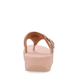 Wedges*FitFlop Women's , Lulu Adjustable Thong Sandal Rose Gold