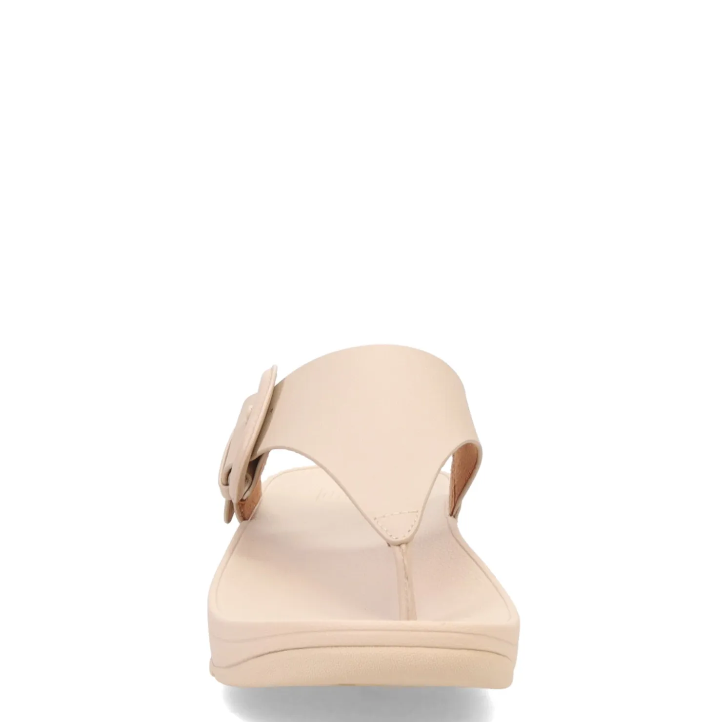 Flip Flops*FitFlop Women's , Lulu Covered Buckle Thong Sandal Beige
