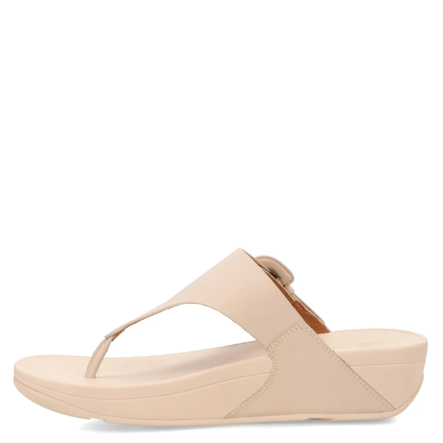Flip Flops*FitFlop Women's , Lulu Covered Buckle Thong Sandal Beige