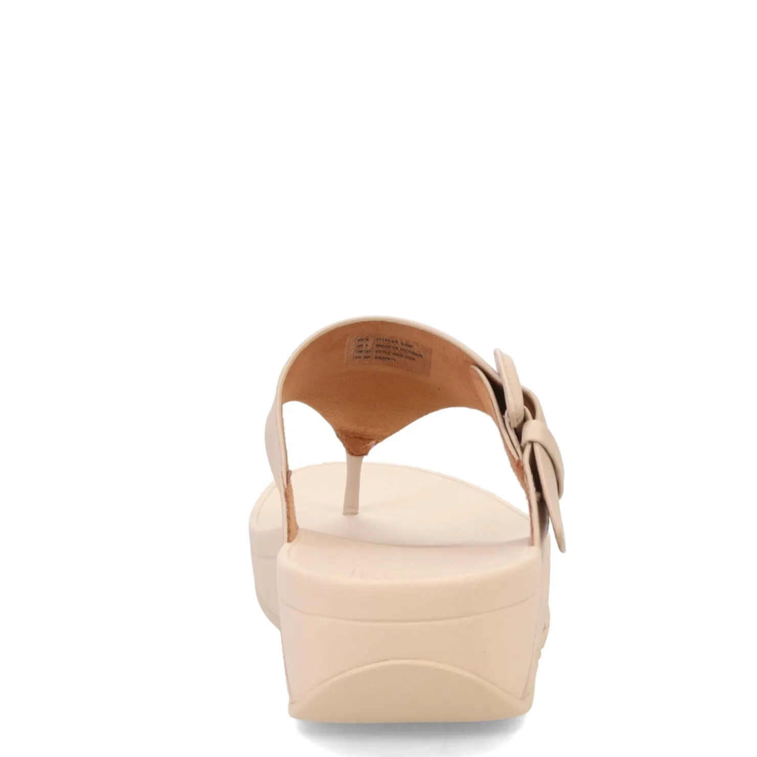 Flip Flops*FitFlop Women's , Lulu Covered Buckle Thong Sandal Beige