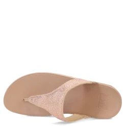 Flip Flops*FitFlop Women's , Lulu Crystal Thong Sandal Latte Beige