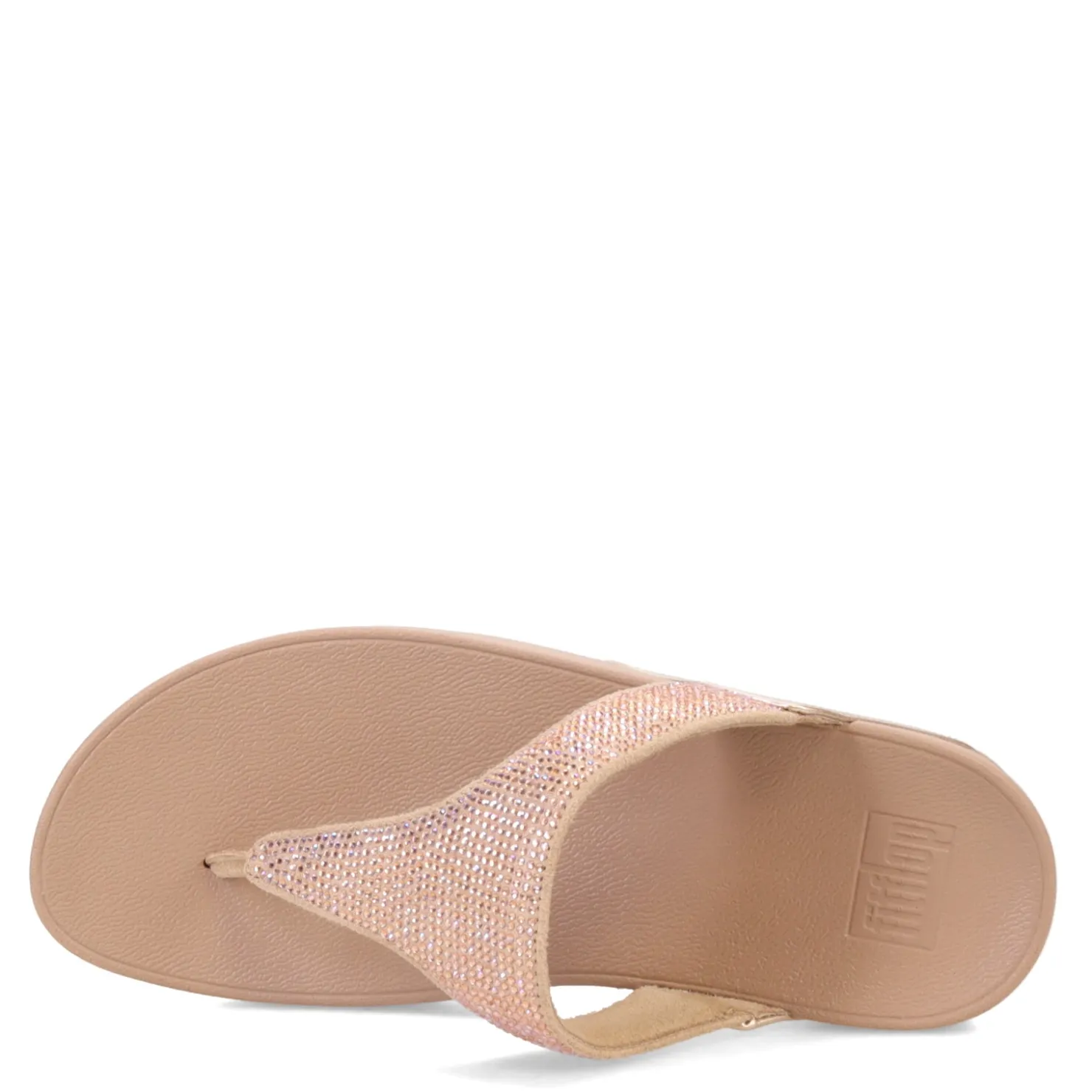 Flip Flops*FitFlop Women's , Lulu Crystal Thong Sandal Latte Beige