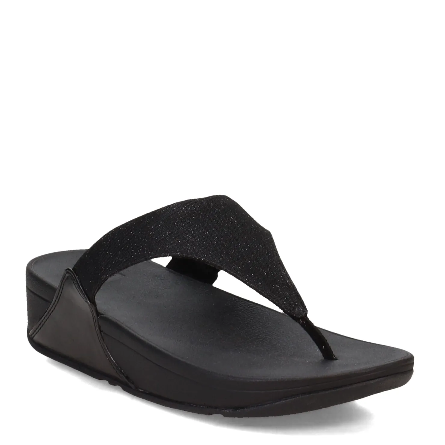 Flip Flops*FitFlop Women's , Lulu Shimmerlux Thong Sandal Black