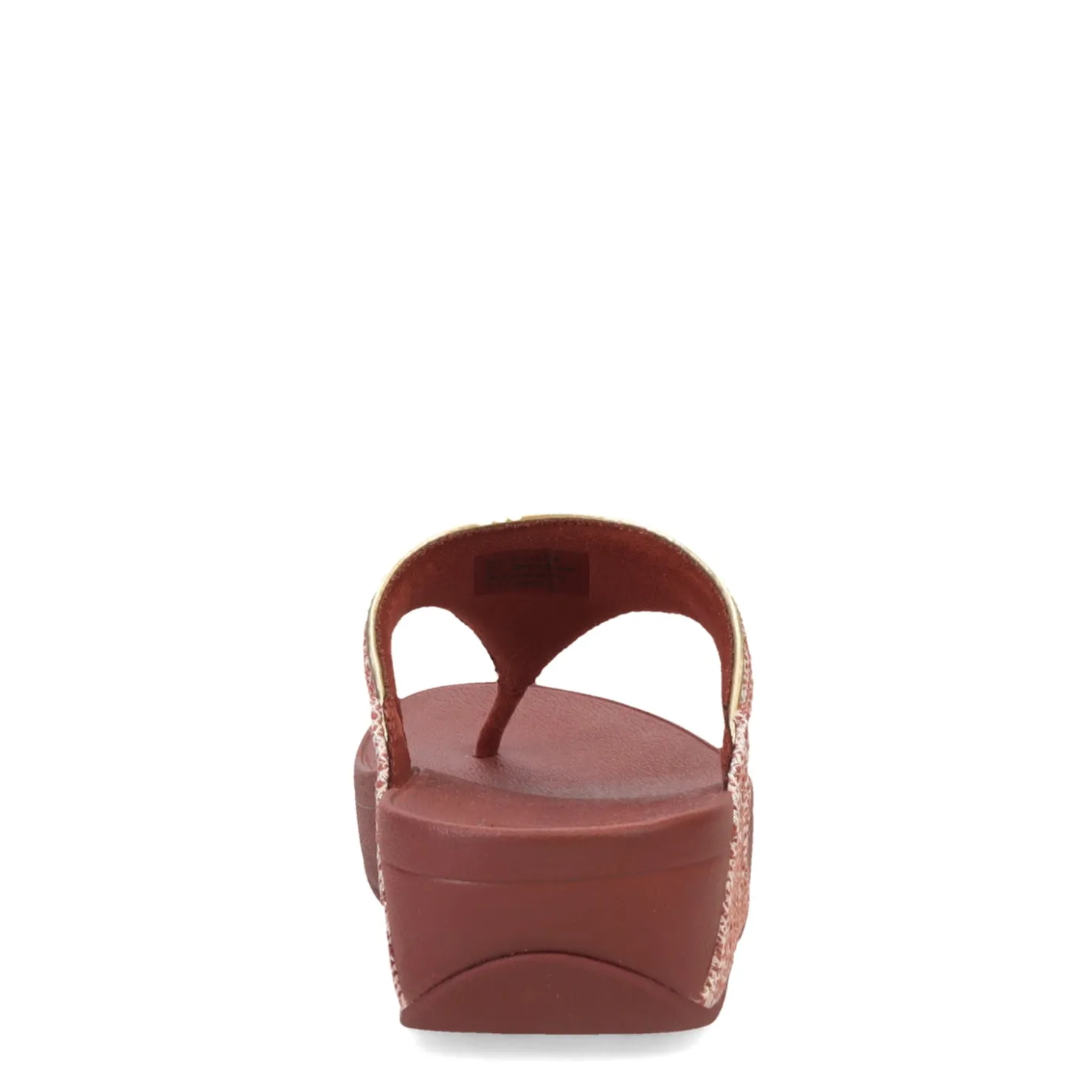 Wedges*FitFlop Women's , Lulu Shimmerweave Thong Sandal Brown
