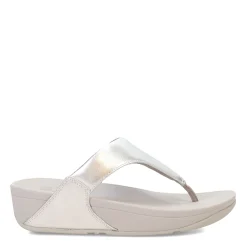 Flip Flops*FitFlop Women's , Lulu Thong Sandal Silver