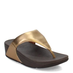 Wedges*FitFlop Women's , Lulu Thong Sandal Bronze