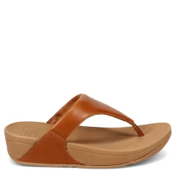 Footbed Sandals*FitFlop Women's , Lulu Thong Sandal Light Tan