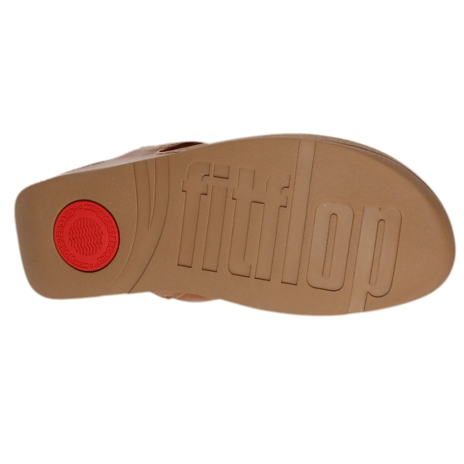 Footbed Sandals*FitFlop Women's , Lulu Thong Sandal Light Tan